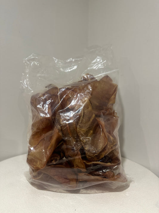Australian Large Whole Pig Ears for Dogs Natural Pork Dog Treats Pack of 50