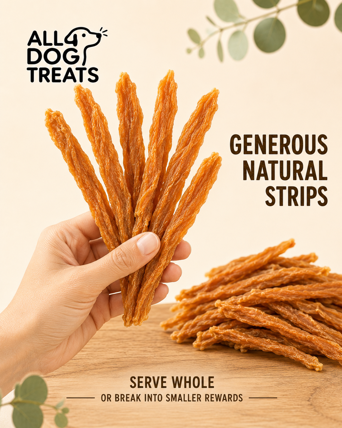 Australian Chicken Breast Strips Training Dog Treats – 1kg