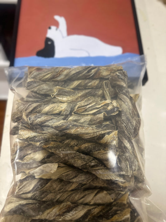 Australian Hoki Fish Skin Rolls – Omega-3 Dog & Cat Treats-1kg
