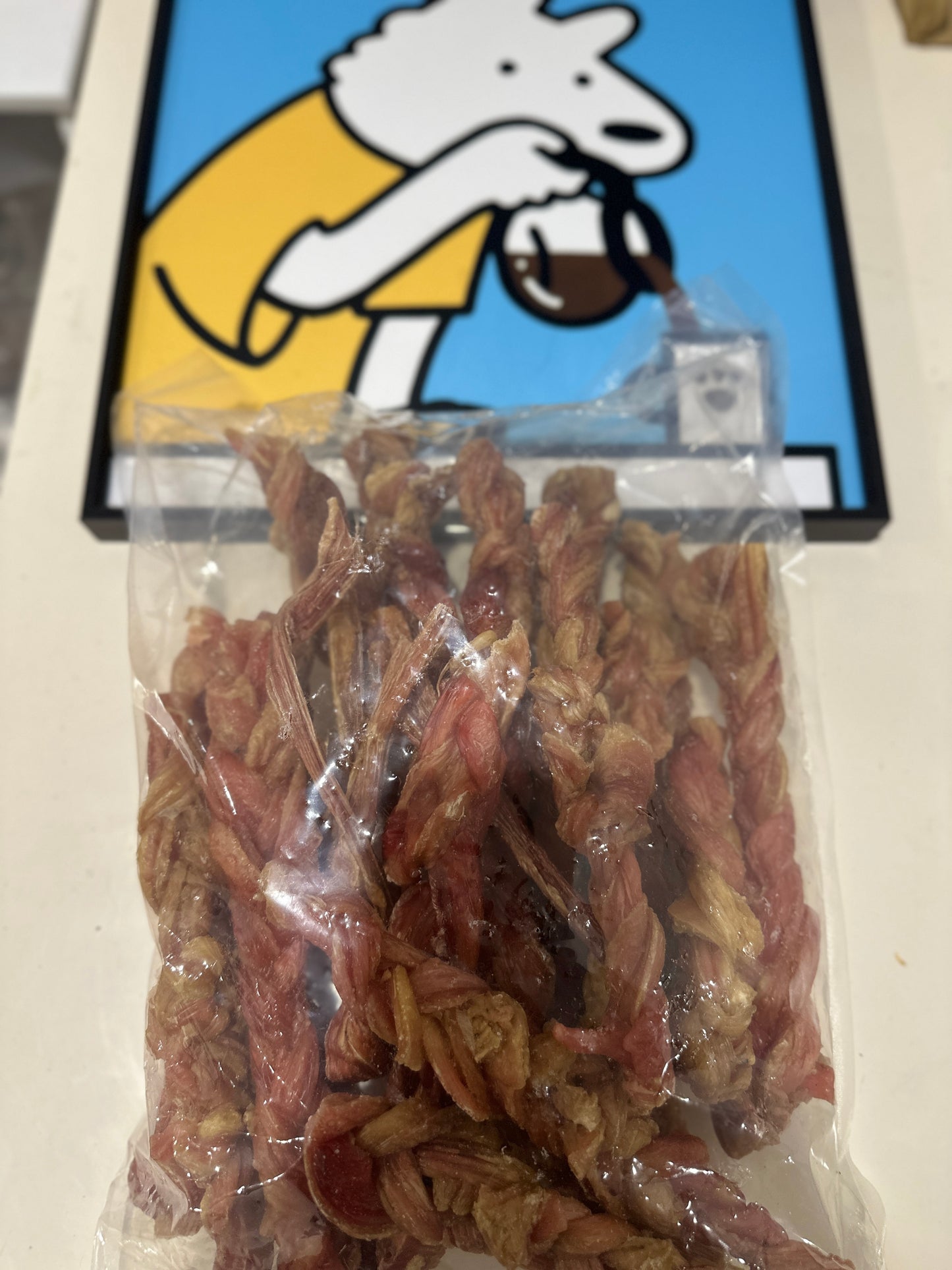 Bully Stick Braided  1kg For S & M 100% Australian Natural Dog Treats