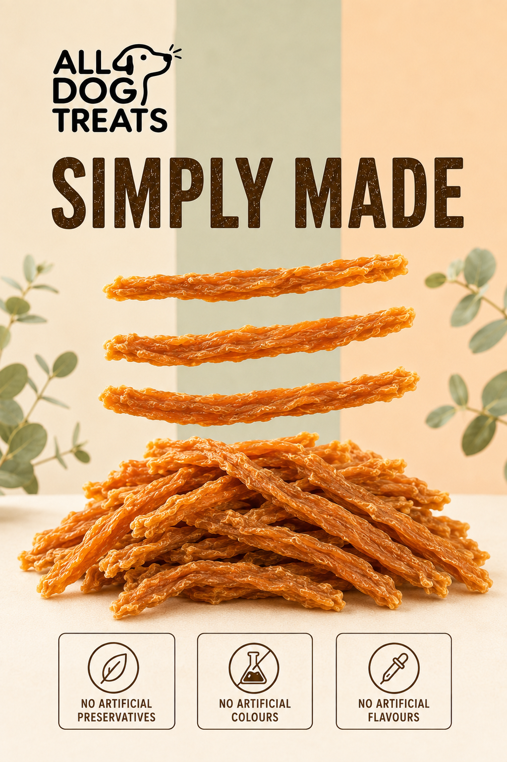 Australian Chicken Breast Strips Training Dog Treats – 1kg