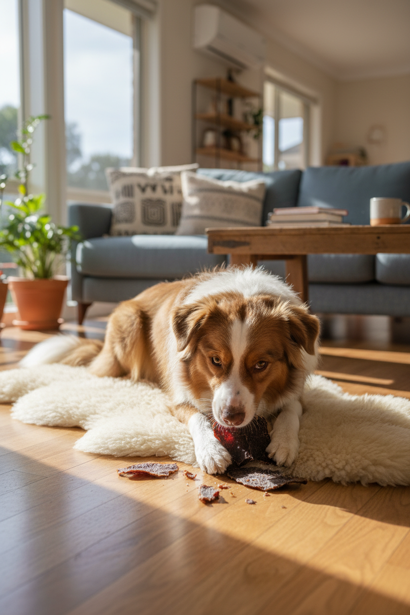 Australian Kangaroo Jerky Dog Treats | Natural High Protein Dog Treats | 1kg Free Post