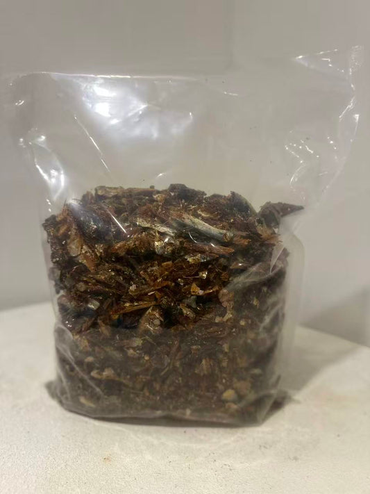 ALL4DOGTREATS Australian Sardine Pieces 1kg in a clear pack