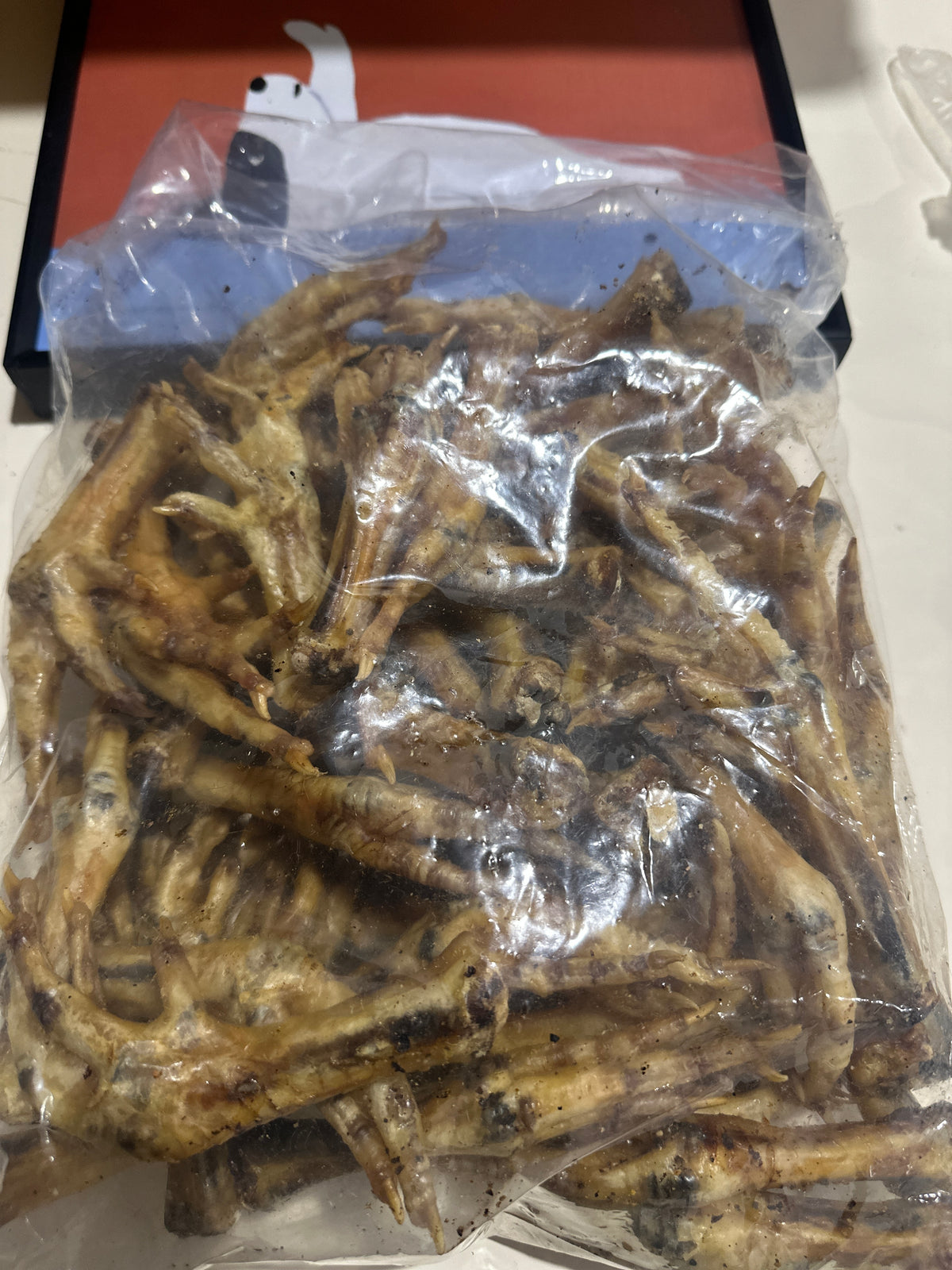 Australian Chicken Feet Dog Treats Natural Crunchy Dog Treats 1kg product photo