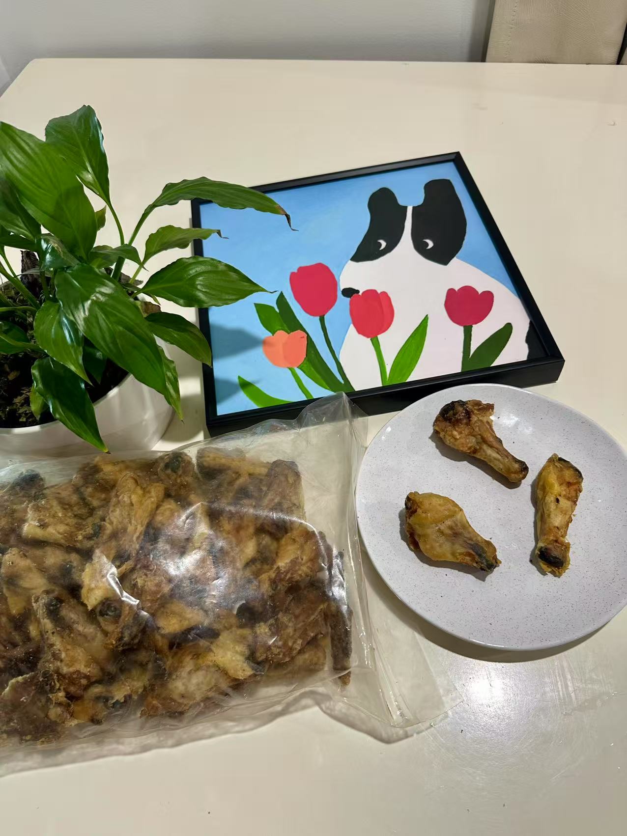 Australian Chicken Wing Root Dog Chews (1kg) – product image