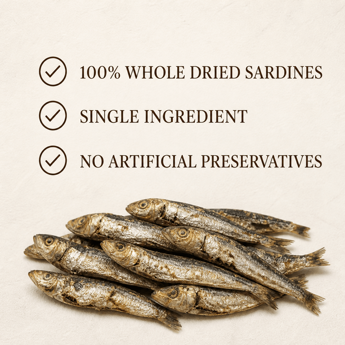 Australian Whole Sardine Dog & Cat Treats 1kg