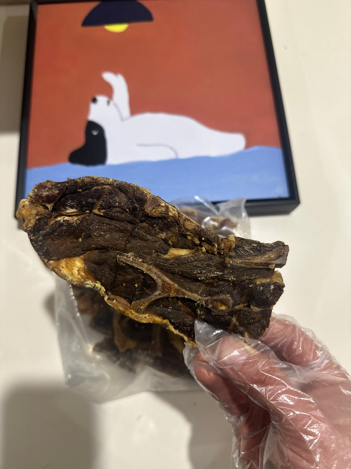 Australian Lamb Chops for Dogs Natural Lamb Bone Chews 1kg product photo